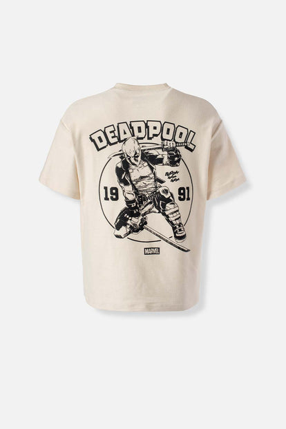  POLERA DE DEADPOOL RELAX FIT PARA HOMBRE