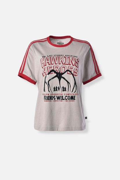  POLERA DE STRANGER THINGS REGULAR FIT PARA MUJER