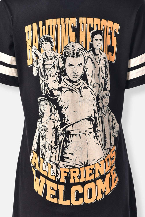 Card slide image -  PIJAMA DE STRANGER THINGS PANTALON CORTO PARA MUJER