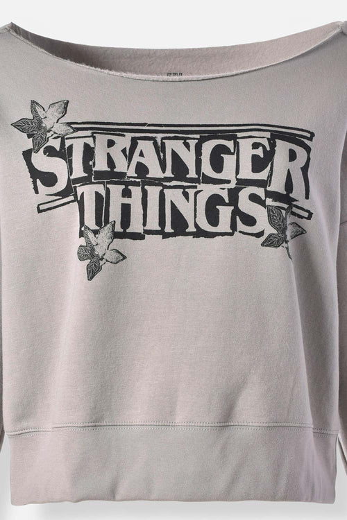Card slide image -  POLERON DE STRANGER THINGS OVERSIZED FIT PARA MUJER