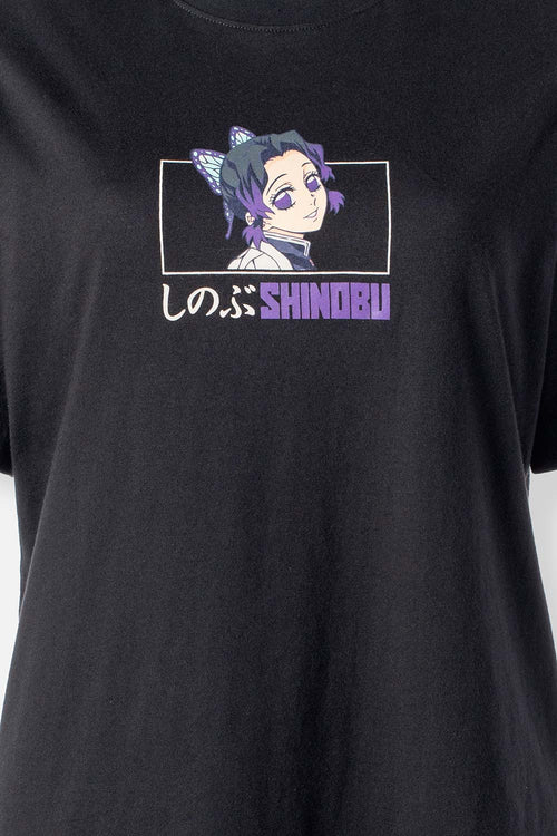 Card slide image -  POLERA DE DEMON SLAYER REGULAR FIT PARA MUJER
