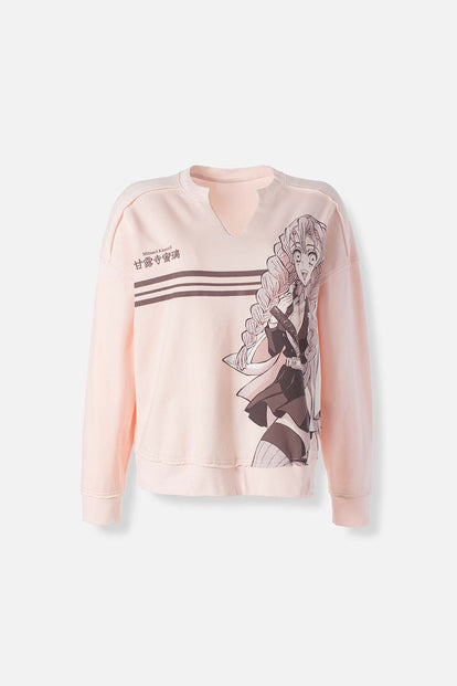  POLERON DE DEMON SLAYER OVERSIZED FIT PARA MUJER