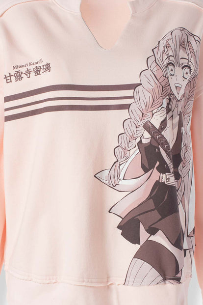  POLERON DE DEMON SLAYER OVERSIZED FIT PARA MUJER