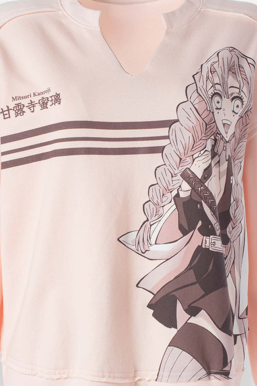 Card slide image -  POLERON DE DEMON SLAYER OVERSIZED FIT PARA MUJER