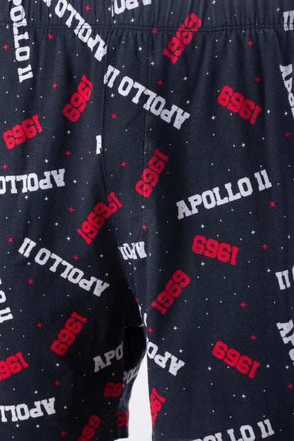  PIJAMA DE NASA CON PANTALÓN CORTO PARA HOMBRE