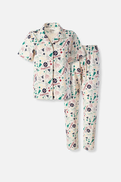  PIJAMA DE HARRY POTTER CON PANTALÓN LARGO PARA MUJER