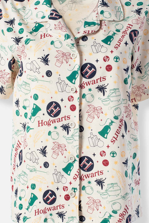 Card slide image -  PIJAMA DE HARRY POTTER CON PANTALÓN LARGO PARA MUJER