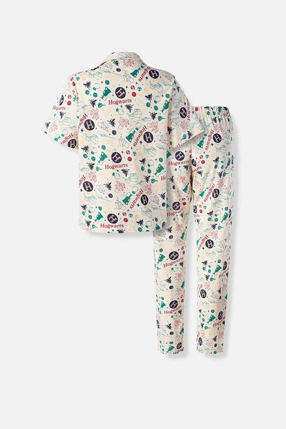  PIJAMA DE HARRY POTTER CON PANTALÓN LARGO PARA MUJER