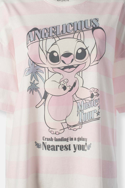 Card slide image -  POLERA DE LILO Y STITCH OVERSIZED FIT PARA MUJER