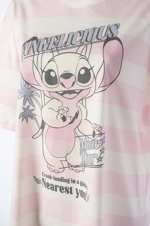 Card slide image -  POLERA DE LILO Y STITCH OVERSIZED FIT PARA MUJER