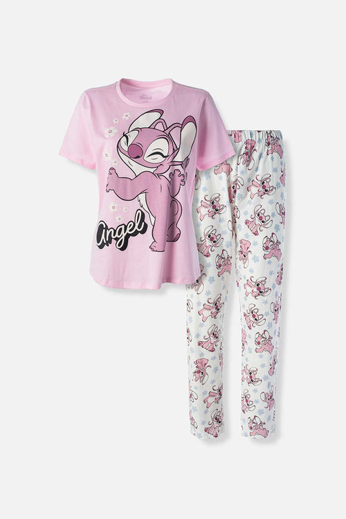Card slide image -  PIJAMA DE LILO Y STITCH CON PANTALON LARGO PARA MUJER