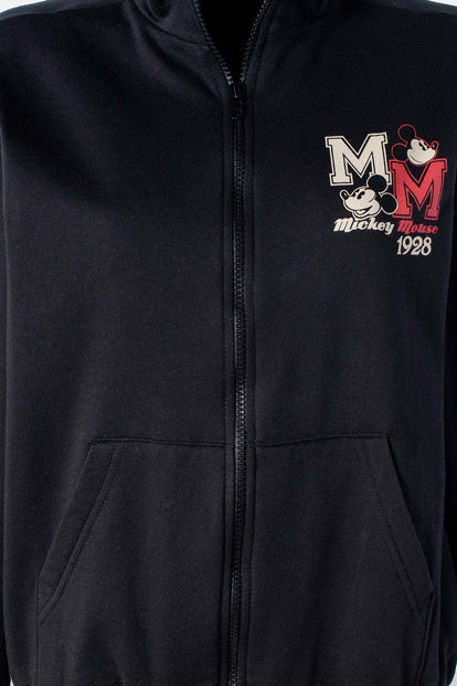  POLERON DE MICKEY MOUSE CON CIERRE PARA MUJER