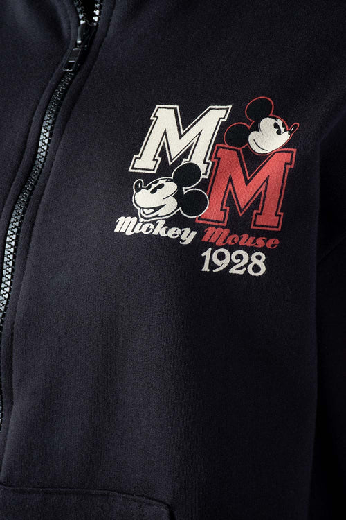 Card slide image -  POLERON DE MICKEY MOUSE CON CIERRE PARA MUJER