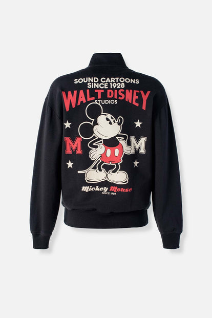  POLERON DE MICKEY MOUSE CON CIERRE PARA MUJER