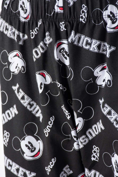  PIJAMA DE MICKEY MOUSE CON PANTALON LARGO PARA MUJER