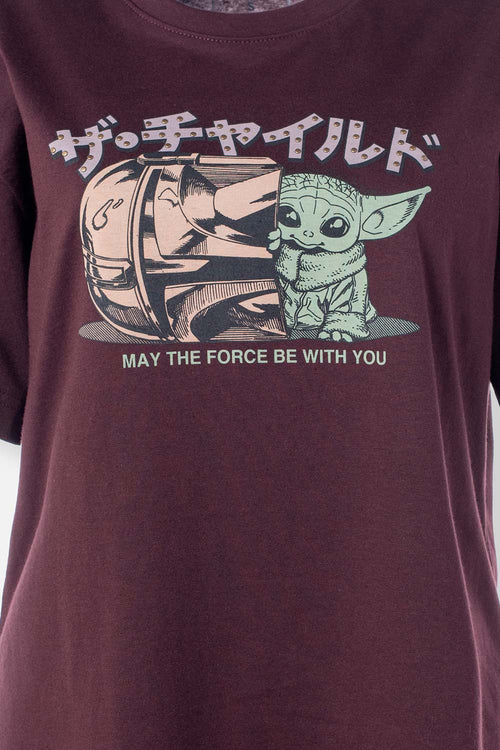 Card slide image -  POLERA DE MANDALORIAN RELAX FIT PARA MUJER
