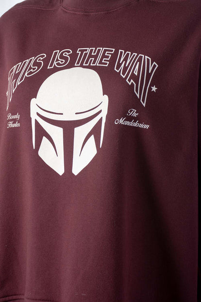  POLERON DE MANDALORIAN REGULAR FIT CERRADO PARA MUJER
