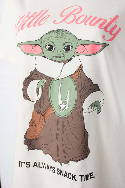  PIJAMA DE MANDALORIAN CON PANTALON CORTO PARA MUJER