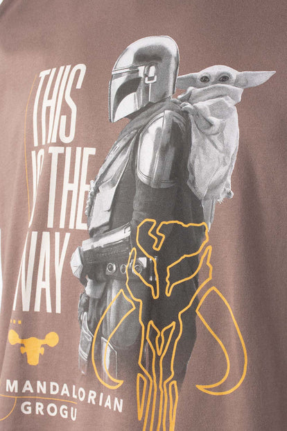  POLERA DE MANDALORIAN REGULAR FIT PARA HOMBRE