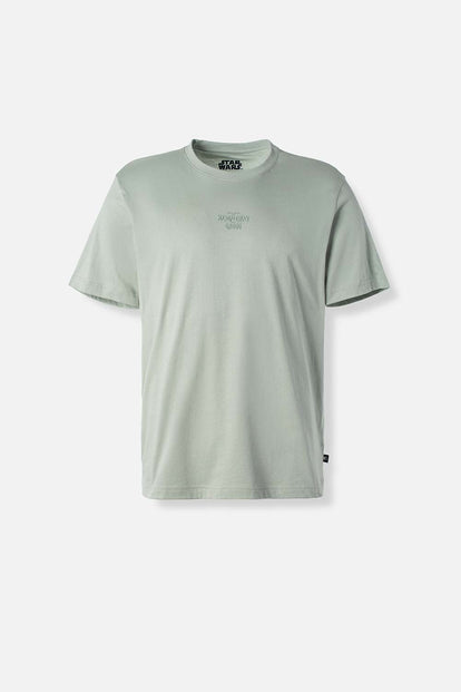  POLERA DE MANDALORIAN REGULAR FIT VERDE PARA HOMBRE