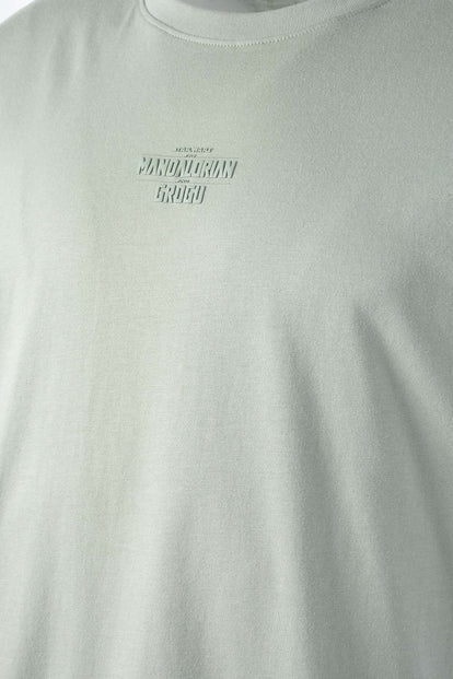  POLERA DE MANDALORIAN REGULAR FIT VERDE PARA HOMBRE