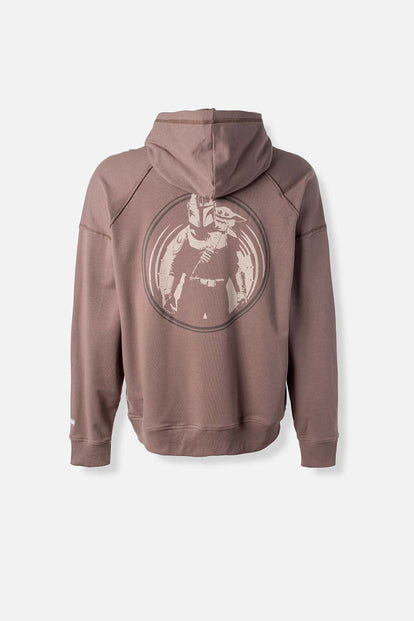  POLERON DE MANDALORIAN REGULAR FIT CON CAPUCHA PARA HOMBRE