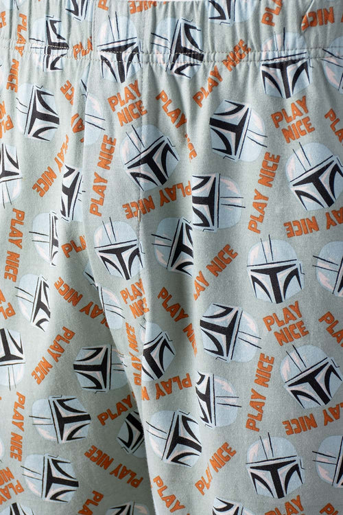 Card slide image -  PIJAMA DE MANDALORIAN CON PANTALON LARGO PARA HOMBRE