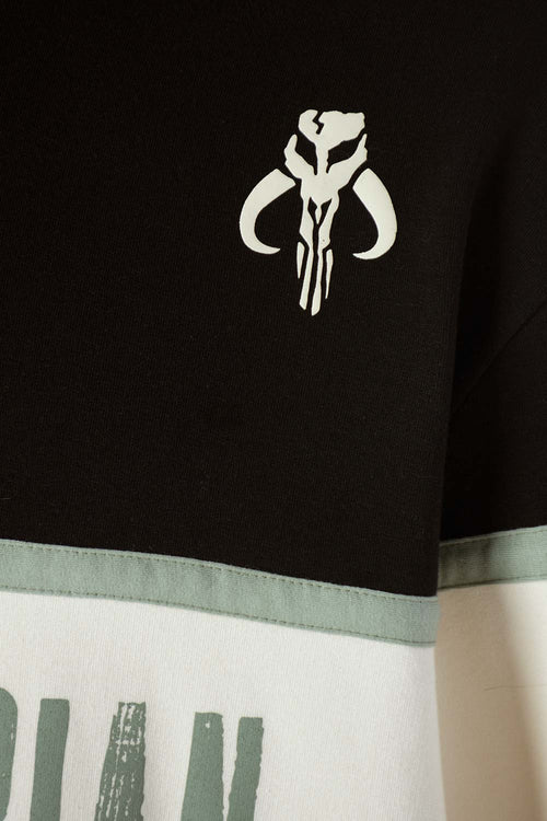 Card slide image -  POLERON DE DE MANDALORIAN REGULAR FIT CERRADO PARA HOMBRE