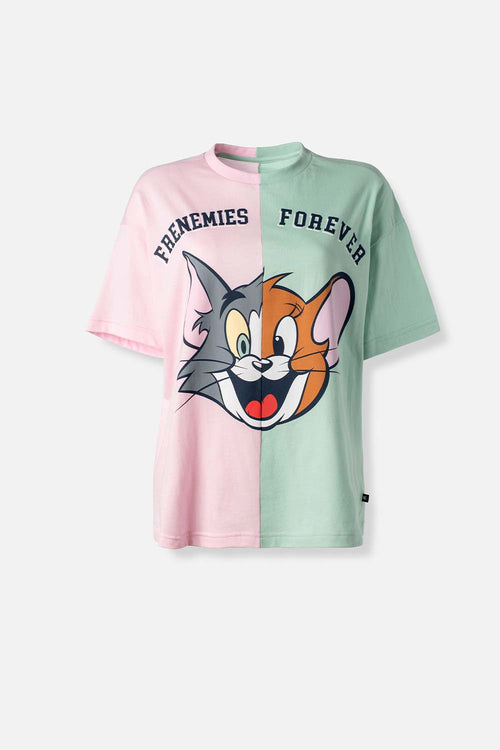 Card slide image -  POLERA DE TOM Y JERRY REGULAR FIT PARA MUJER