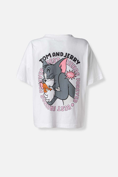 Card slide image -  POLERA DE TOM Y JERRY RELAX FIT PARA MUJER