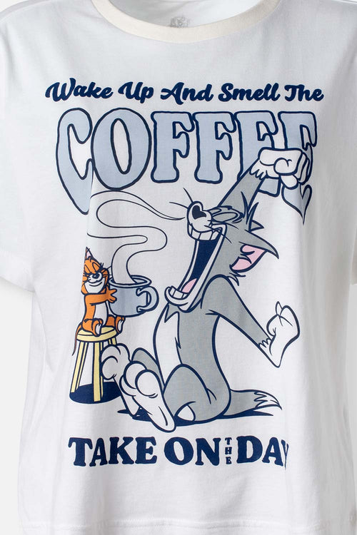 Card slide image -  PIJAMA DE TOM Y JERRY CON PANTALON LARGO PARA MUJER