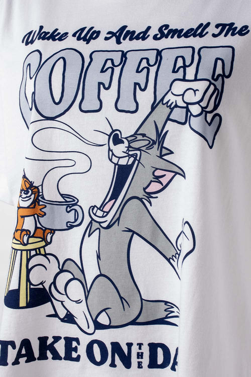 Card slide image -  PIJAMA DE TOM Y JERRY CON PANTALON LARGO PARA MUJER