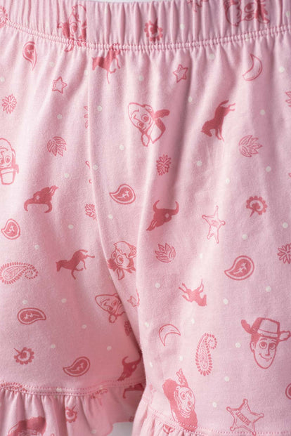  PIJAMA DE TOY STORY CON PANTALON CORTO PARA MUJER
