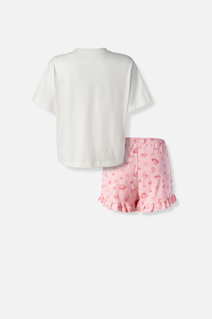  PIJAMA DE TOY STORY CON PANTALON CORTO PARA MUJER