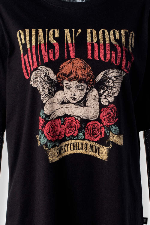 Card slide image -  POLERA DE GUNS N' ROSES RELAX FIT PARA MUJER