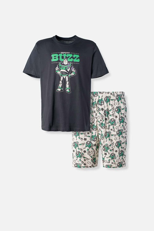 Card slide image -  PIJAMA DE TOY STORY CON PANTALON CORTO PARA HOMBRE