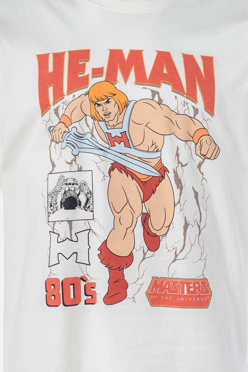 Card slide image -  POLERA DE HE MAN BLANCA REGULAR FIT PARA HOMBRE