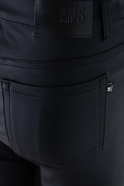  PANTALÓN DE MOVIES NEGRO EFECTO CUERO PARA MUJER