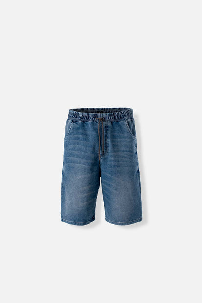  BERMUDA DE MOVIES AZUL TONO MEDIO CON CORDÓN PARA HOMBRE