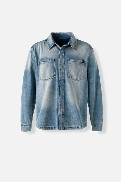  CHAQUETA DE MOVIES TONO MEDIO EN DENIM PARA HOMBRE