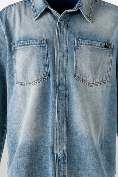  CHAQUETA DE MOVIES TONO MEDIO EN DENIM PARA HOMBRE