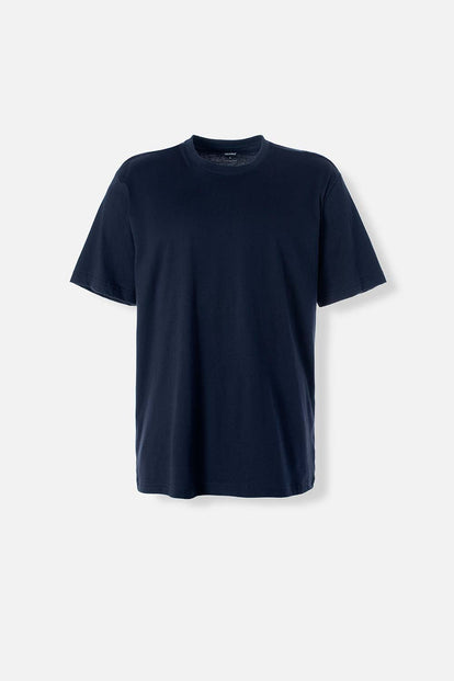 POLERA  DE MOVIES BÁSICA MANGA CORTA AZUL PARA HOMBRE