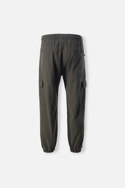  JOGGER DE MOVIES CON BOLSILLOS VERDE MILITAR PARA HOMBRE