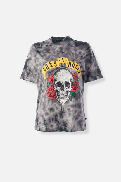  CAMISETA DE GUNS N ROSES RELAX FIT PARA MUJER