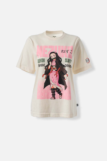  POLERA DE DEMON SLAYER REGULAR FIT PARA MUJER