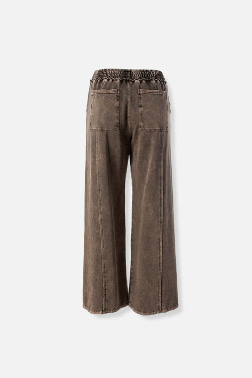 Card slide image -  JOGGER MOVIES CON CINTURA ELASTICA CAFE PARA MUJER
