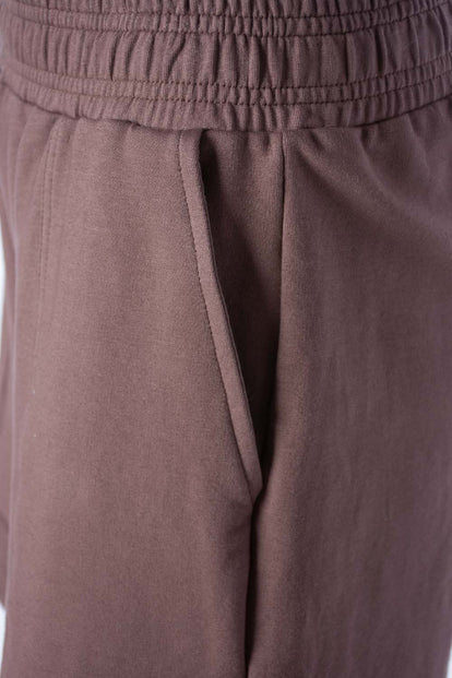  SHORT DE MOVIES CON CINTURA ELÁSTICA CAFE PARA MUJER